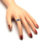 Srebrny Pierścionek z Opalem i Cyrkonią