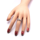 Srebrny Pierścionek z Diamentowymi Cyrkoniami