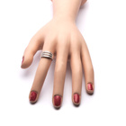 Srebrny Pierścionek z Diamentowymi Kamieniami