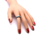 Obrączka z Wolframu Błekitna Aplikacja