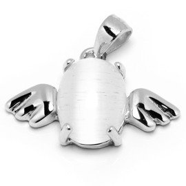 Zawieszka Srebrna Aniołek