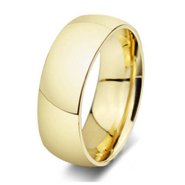Złota Obrączka ze Stali Chirurgicznej