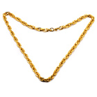 Złoty Łańcuszek ze Stali Szlachetnej Kordel