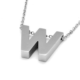 Naszyjnik Literka W Stal Szlachetna