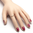 Złoty Pierścionek Wysadzany Brylantami 0.05ct