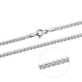 Srebrny Łańcuszek Kłos Długość.45cm