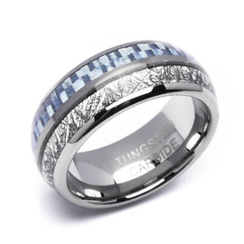 Obrączka z Wolframu Błekitna Aplikacja