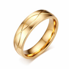 Złota Obrączka ze Stali Szlachetnej