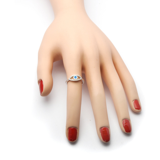 Pierścionek Srebrny Oko Proroka z Opalem