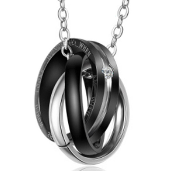 Zawieszka ze Stali Szlachetnej Trzy Obrączki