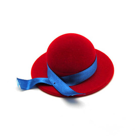 Ozdobne Czerwone Pudełeczko Kapelusz