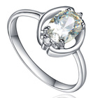 Srebrny Pierścionek z Diamentową Cyrkonią