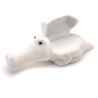 Pudełko na Biżuterię Biały Krokodyl