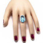 Komplet Srebrny Pierścionek i Wisiorek