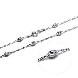 Srebrny Łańcuszek Długość 45cm