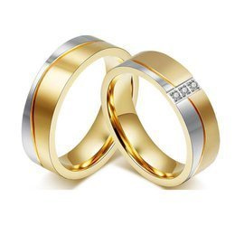 Komplet Obrączek Dla Pary Stal Szlachetna