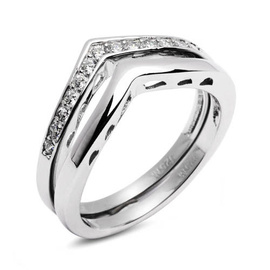 Komplet Dwóch Pierścionków Srebrnych