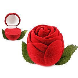 Pudełeczko na Biżuterię Czerwona Róża