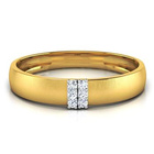 Złota Obrączka Wysadzana Brylantami