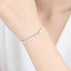 Bransoletka Srebrna z Kółeczkami