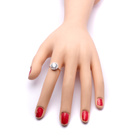 Srebrny Pierścionek z Diamentową Cyrkonią