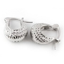 Kolczyki z Mosiądzu w Kształcie Torebeczek