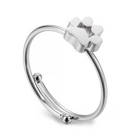 Regulowany Pierścionek ze Stali Szlachetnej Łapa