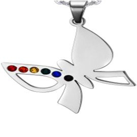 Zawieszka w Kształcie Motylka Stal Szlachetna