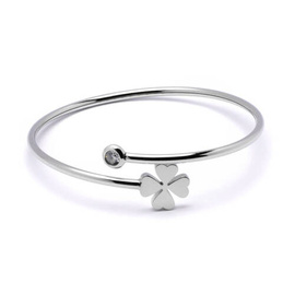 Bransoletka z Koniczynką Stal Szlachetna