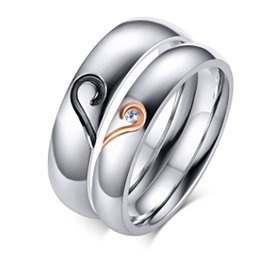 Komplet Obrączek Dla Pary Serduszko