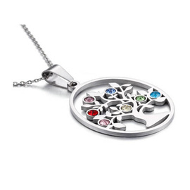 Naszyjnik Drzewko Szczęścia Stal Szlachetna