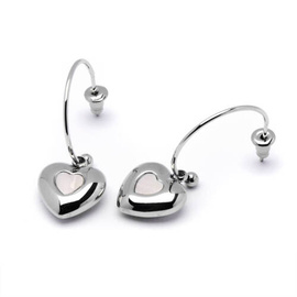 Kolczyki Serduszka ze Stali Szlachetnej
