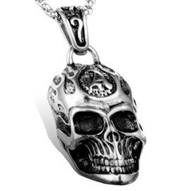 Zawieszka  Męska ze Stali Szlachetnej Czaszka