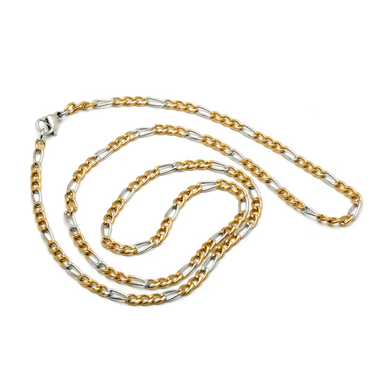 Łańcuszek ze Stali Szlachetnej Figaro dł.50cm