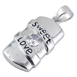 Srebrna Zawieszka Love