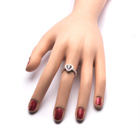 Srebrny Pierścionek Serce Multikolor