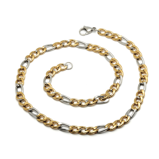 Łańcuszek ze Stali Szlachetnej Figaro dł.50cm