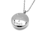 Naszyjnik Znak Zodiaku Panna Stal Szlachetna