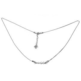 Srebrny Naszyjnik Strzałka Celebrytka Ankier