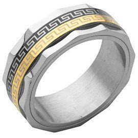 Obrączka Trikolor Stal Szlachetna