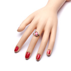 Srebrny Pierścionek z Rubinową Cyrkonią