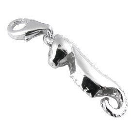 Srebrna Przywieszka Charms Konik Morski Rodowany