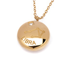 Naszyjnik Znak Zodiaku Waga Stal Szlachetna