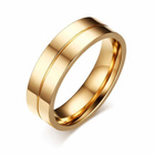 Złota Obrączka ze Stali Szlachetnej