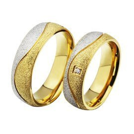 Komplet Obrączek Dla Pary Stal Szlachetna