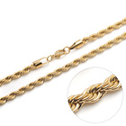 Złoty Łańcuszek ze Stali Szlachetnej Singapur