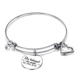 Bransoletka ze Stali Szlachetnej z Serduszkiem