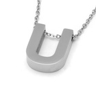 Naszyjnik Literka U Stal Szlachetna