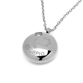 Naszyjnik Znak Zodiaku Skorpion Stal Szlachetna