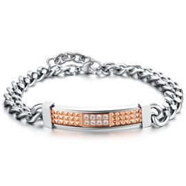 Bransoletka Wysadzana Diamentowymi Cyrkoniami